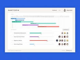 Ganttopia Gantt Chart Information Visualization Web Design