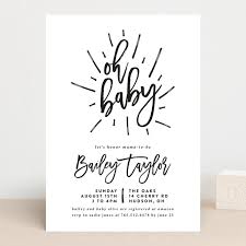 A baby shower is a time for joy and excitement. Oh Baby Baby Shower Invitations By Christine Taylor Minted