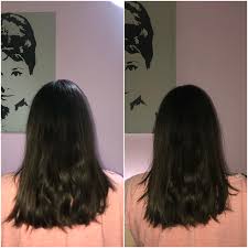 The weight of the roller hanging slightly from your head will help to straighten the hair at the base of your scalp, which will prevent too much body at your crown. Hi My Hair Is Wavy In The Middle And Straight On The Sides How Should I Take Care Of It Is It Wavy Or Straight How Can I Make It Look Better I Used To Straighten