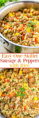 italian sausage and peppers skillet