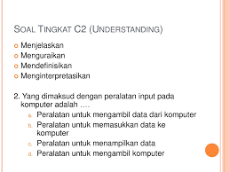 Selamat datang, pada kesempatan ini kami berbagi materi bahasa inggris kelas 8 semester i yaitu contoh soal latihan checking for understanding. Menyusun Soal Pilihan Ganda Ppt Download