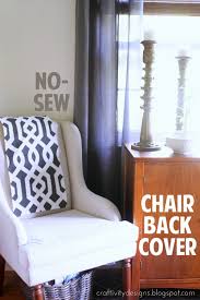 Each chair has hand cut grooves on the inside edges of its seat frame as well as notches in the seat back. How To Make No Sew Chair Back Covers Craftivity Designs