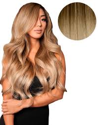 White ombre hair ombre hair color blonde color grey blonde balayage straight hair blonde how to go from dark hair to pastel color in one set of hair extensions #ombrehaircolor. Balayage 220g 22 Ombre Chocolate Brown Dirty Blonde Hair Extensions Bellami Hair