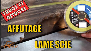 Affutage Lame Scie Circulaire Bricolage Pmbricoleur Youtube