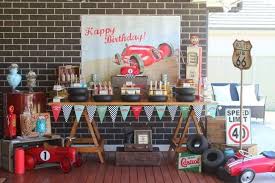 10 Boy S Birthday Themes You Ll Love Spaceships And Laser Beams Vintage Car Birthday Vintage Car Party Classic Cars Birthday Party