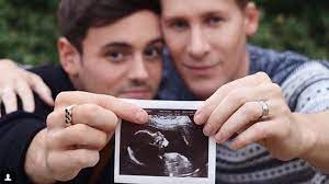 Olympic diver tom daley and dustin lance black have announced the birth of their first child. Tom Daley Announces Baby News With Husband Bbc News