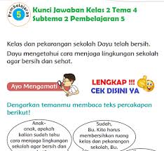 Lengkap Kunci Jawaban Kelas 2 Tema 4 Subtema 2 Pembelajaran 5 Simple News Kunci Jawaban Lengkap Terbaru