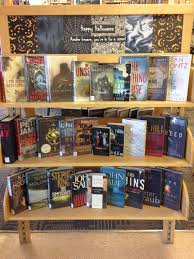 October Display Halloween And Spooky Books Book Display October Books Library Displays