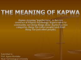 Does anybody want to learn tagalog with a native speaker? The Meaning Of Kapwa