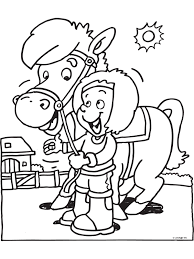Heb je zelf een paard kleurplaat die niet op deze pagina mag ontbreken? Kleurplaat Meisje En Paard Kleurplaten Nl