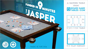 Chad Deshon Is Raising Funds For The Jasper A Board Gaming Table On Kickstarter Made In The Usa By Boardgametables C Board Game Table Table Games Board Games