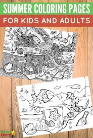 Click on your favorite summer themed coloring page to print or save for later. Free Seaside Summer Coloring Pages For Kids And Adults