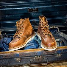 I'm buying my first pair of red wings in the next few days or weeks, but really can't make my mind between the 1907 and 875. The Red Wing 1907 Is A Classic Moc Toe Based On The Red Wing Icon 875 It S A Style Design For Sportsmen But It Worked Equall Boots Red Wing Boots Combat Boots