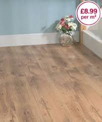 Textured Glueless Rustic Oak Laminate Flooring 2 13 Sq M
