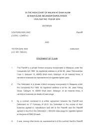 We did not find results for: Pleadings Statement Of Claim Studocu