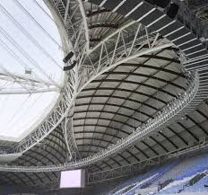 Gallery Of Zaha Hadid Architects First 2022 Qatar World Cup Stadium Completed 9 Zaha Hadid Stadium Architecture Zaha Hadid Architects