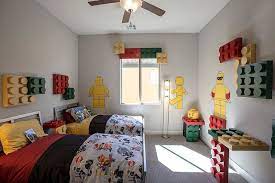 Inspired by the bright colors of lego blocks, this look. Lego Bedroom Wallpaper Lego Themed Room 900x600 Wallpaper Teahub Io