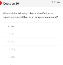 Solved 1. Would You Expect An Organic Compound To Be Soluble | Chegg.Com