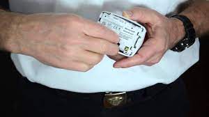 We recommend replacing the batteries in all of your alarms at least once a year, or any time the unit indicates the battery is low. How To Change A Battery In A Honeywell Wireless Motion Detector Youtube