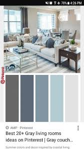 Paleta De Colores Grises Y Azules Interior Design In 2019 Pinterest Living Room Color Sche Living Room Color Schemes Living Room Color Living Room Colors