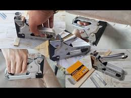 How Do You Use A Wood Stapler Youtube