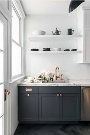 Stunning Kitchen With Dark Cabinets On The Bottom And White On The Upper Cabinets Open Contemporary Kitchen Dark Wood Kitchen Cabinets Wood Kitchen Cabinets