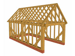 Carport sheds carport plans carport garage pergola carport gazebo oak framed buildings timber buildings flat roof shed carport with storage. Oak Framed Garage Kit 1 Bay Gable End 100 European Green Oak