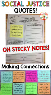 Social Justice Quotes On Sticky Notes Social Justice Activity Digital Social Justice Quotes Social Justice Education Justice Quotes