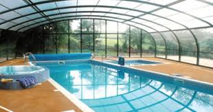 Inspiring And Innovative Home Indoor Pools Designs In Simple Design With Unique Roof Idea Indoor Pool Design Pool Designs Swimming Pool Designs