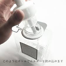 楽天市場 otel オテル 泡ソープホルダー 泡ソープボトル 泡ソープ ハンドソープ ボトルホルダー 浮かせる 整理整頓 洗面所 お風呂 手洗い 泡 ステンレス バス グッズ 壁付け 貼る マジックシート 収納 シンプル 掃除 マジックシートフック 送料無料 敬老の日 時短家事