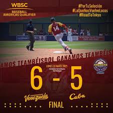 Águilas del zulia (venezuela) derrota a los alazanes de granma (cuba) y con ello avanza hacia la jornada semifinal del clásico. Baseball 6 5 A Cuba Buona La Prima Della Vinotinto Nel Preolimpico La Voce D Italia