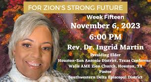Nov. 6: Rev. Dr. Ingrid Martin