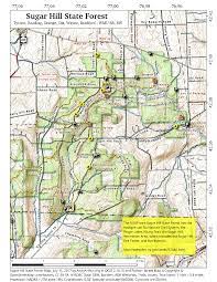 Sugar hill state forest boasts one of the highest spots on public land near lake seneca that is also a significant distance from town, ( thus low light pollution). Map Sugar Hill State Forest Andy Arthur Org