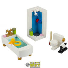 1 out of 5 stars with 1 ratings. Bathroom Set Includes Bath Shower Toilet All Parts Lego Ebay