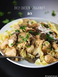 Easy Chicken Stroganoff Recipe Chicken Recipes Easy Quick Chicken Stroganoff Chicken Recipes