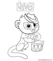 These vivo fan art coloring pages are of course only inspired by the film. Vivo Coloring Pages Coloring Home