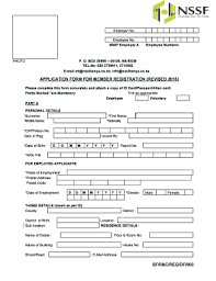 D) pick your nssf card. 2015 2021 Form Ke Nssf Sf R C Reg Df 003 Fill Online Printable Fillable Blank Pdffiller
