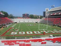 sanford stadium view from lower level 120 vivid seats