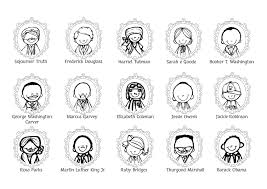 Black History Month Important People Posters Coloring And Writing Freebie Black History Month Printables Black History Month Black History Month Leaders