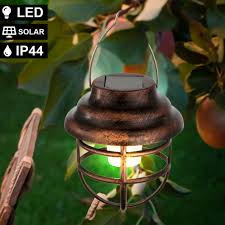 Selten hat man im garten so viele steckdosen, wie man gerne hätte, um jeden winkel in zu illuminieren. Paket Led Solar Aussen Pendel Decken Lampe Retro Kafig Laterne Garten Terrassen Hange Leuchte Etc Shop