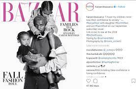 Kanye Poses With His Kids For Magazine Cover