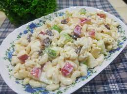 Terdapat resipi yang anda buat sekali seketika. Resipi Salad Makaroni Buah Sedap Dan Senang Buat