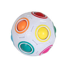 Compre Amber Baby Magic Cube Ball Rainbow Football Toy 12 Holes For Children Stress Reliever Toy Barato Frete Gratis Avaliacoes Reais Com Fotos Joom