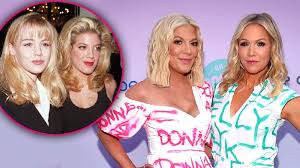 A look at 'bh90210' star tori spelling's finances. Tori Spelling Hits Red Carpet With Jennie Garth Amid Money Woes