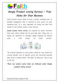 Ppt Google Product Listing Services True Niche For Your Business Powerpoint Presentation Id 7867709