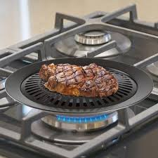 Chef Buddy Chef Buddy 12 5 In Non Stick Grill Pan Stove Top Grill Non Stick Grill Pan Cooking