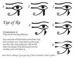 Egyptian Evil Eye Meaning Eye Of Ra Eye Of Ra Tattoo Egyptian Eye Tattoos