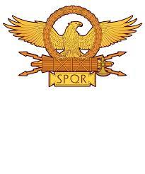 Spqr Roman Eagle Legion Standard Ancient Rome Art Print By Styrman X Small Rome Art Print Ancient Rome Rome Print