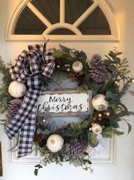 Black And White Checkered Christmas Decorations Merry Christmas Rustic Black And White Checkered Christmas Wreath Christmas Wreath Christmas Decor Christmas Decorations Holiday Decor Holiday Decor Holiday Decor Christmas Christmas Wreaths