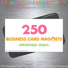 Magnet Printing 250 Business Card Size By Bearsgraphicdesign 90 00 Printed Magnets Business Card Size Business Cards